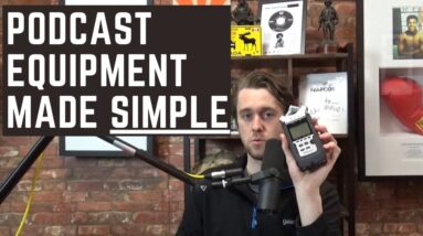 Podcasting Equipment FOR BEGGINERS - Podcast Microphones made SIMPLE!