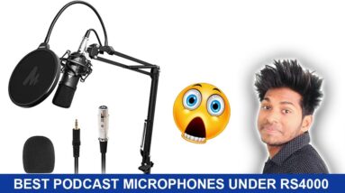 Best Podcast Microphone for Youtube Under Rs4000