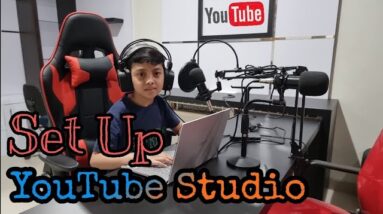 Setup Podcast Studio Youtube ||Abyan Labatjo