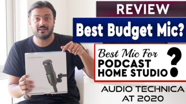 Best Budget Mic for Podcast & Home Studio? | Audio Technica AT2020 Review | Pickachord