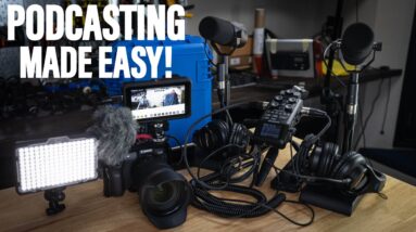 PODCAST SETUP IN UNDER 5 MINUTES! | Gear breakdown...