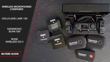 Wireless Mics compared - HollyLand Lark 150, Rode Go II & Saramonic Blink 500