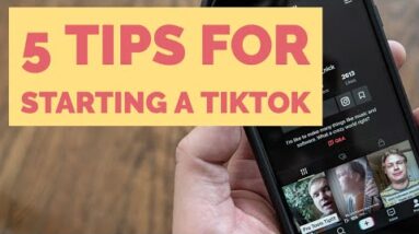 5 Tips for starting on TikTok | Grow to 1000 followers fast