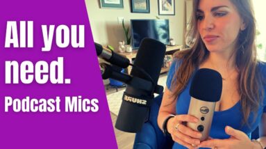 Best Podcast Mic: Blue Yeti vs Shure SM7B. TOTAL Setup