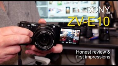 Sony ZV-E10 Review - Honest & First Impressions video