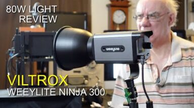 Viltrox Weeylite Ninja 300 80w LED light Review