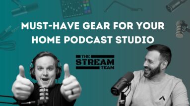 Must-Have Gear For Your Home Podcast Studio (Amazon Live Stream)