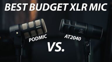 Best Budget Podcasting Microphone | RØDE PodMic vs. Audio Technica AT2040