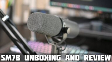 STUDIO LEGEND! Shure SM7B Unboxing and Review!