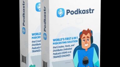 PodKastr Create POWERFUL PODCASTS In 5 MIN using World's first, A I Powered 6 in 1 Podcasting .