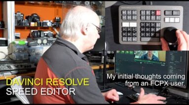 Blackmagic Design Davinci Resolve Speed Editor - My initial thoughts coming from an FCPX user.