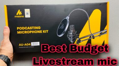 Maono AU-A04 Podcasting Mic Unboxing | Best Mic For livestream ?