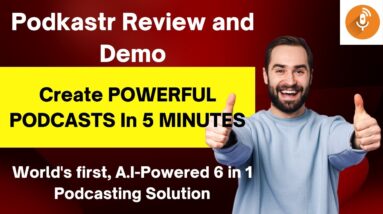 Podkastr Review and Demo 😊| Create POWERFUL PODCASTS In 5 MINUTES