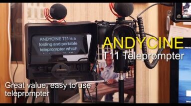 AndyCine T11 Teleprompter Review - This could be the best value, easy to use prompter available.