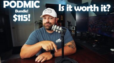 Rode Podmic bundle $115. The Best Podcasting Mic #rode #microphone #review