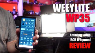 Weeylite WP35 RGB LED Light Panel -  Review