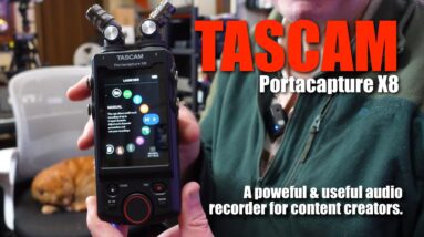 Tascam Portacapture X8 - The perfect audio recorder for content creators?