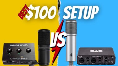 BEST Podcast Setup Under $100 CHALLENGE - Podcast Setup On A Budget