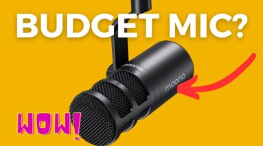 BUDGET Microphone For Podcasting - Maono PD100 Review