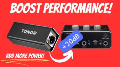 IMPROVE Any Audio Interface - Tonor TA20 Mic Booster Review