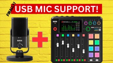 RODE Beta Firmware Update 1.3.2 News - USB Mic Support!