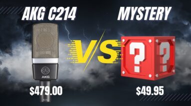 AKG C214 vs Mystery Microphone